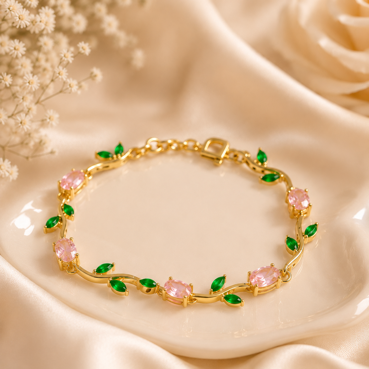 Pulsera flor tulipan