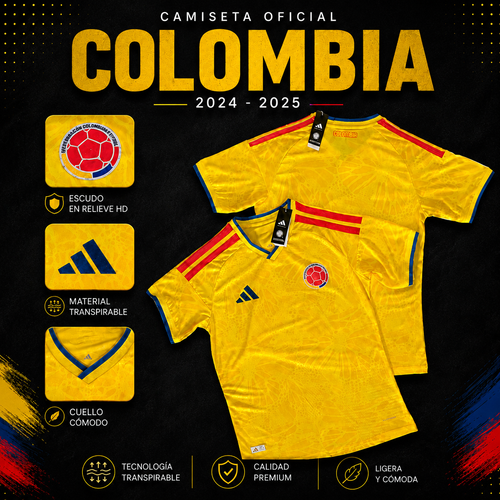 CAMISETA SELECCIÓN COLOMBIA 2026 – EDICIÓN PREMIUM